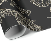 新年中国のドラゴンウォリアー ラッピングペーパー (ロールコーナー)