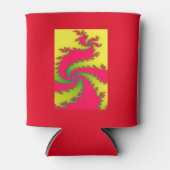 新年中国のドラゴンフラクタルクーラーボックス 缶クーラー (正面)