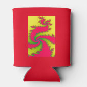 新年中国のドラゴンフラクタルクーラーボックス 缶クーラー (裏面)