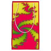 新年中国のドラゴンフラクタル抱き枕 スモールペーパーバッグ (正面)