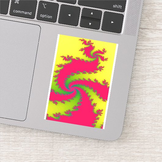 新年中国のドラゴンフラクタル シール (詳細)