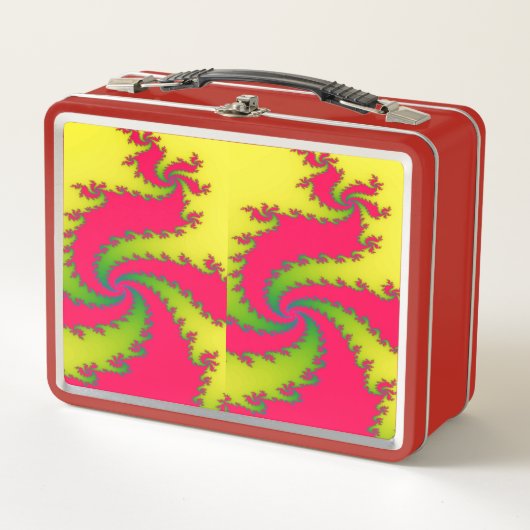 新年中国のドラゴンメタル弁当箱 メタルランチボックス (正面)