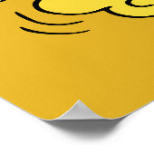 新年中国のドラゴン漫画 ポスター (角)