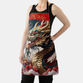 新年中国のドラゴン2024 Ap04 エプロン (インサイチュ)