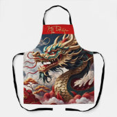 新年中国のドラゴン2024 Ap04 エプロン (正面)