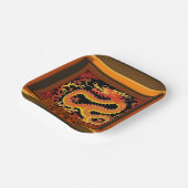 新年中国のドラゴン2024 PPP03 ペーパープレート (傾斜あり)