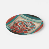 新年中国のドラゴン2024 RPPP04 ペーパープレート (アングル)