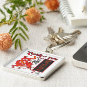 新年中国のドラゴン キーホルダー (側面)