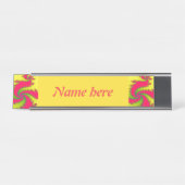 新年中国のドラゴン デスクネームプレート (正面)