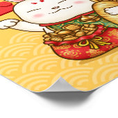 新年中国のラッキーラビット ポスター (角)