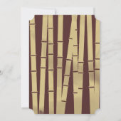 新年中国のラット2020金ゴールドホリデーカード 招待状 (裏面)