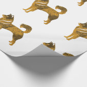 新年中国の光沢ラッピング紙 ラッピングペーパー (角)