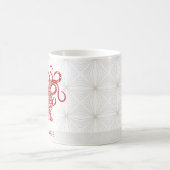 新年中国の月のドラゴンのパーソナライズされたマグカップ コーヒーマグカップ (中央)