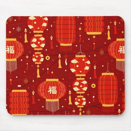 新年中国の灯 マウスパッド (正面)