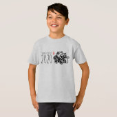 新年中国の金属紙カットラットフルーツ1KBGT Tシャツ (正面フル)