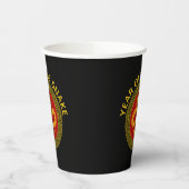 新年中国の飾り蛇 紙コップ (左)