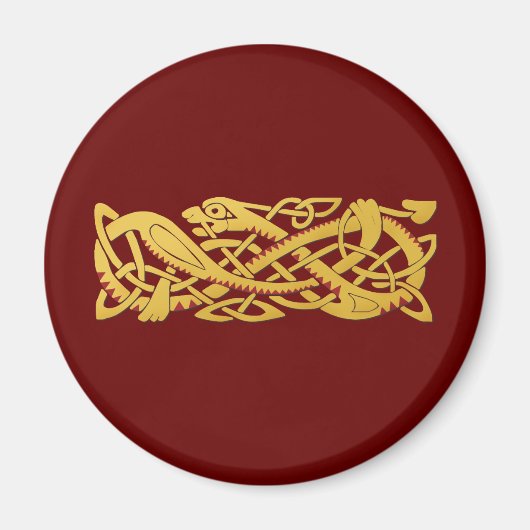 新年中国の- 2013年 マグネット (正面)