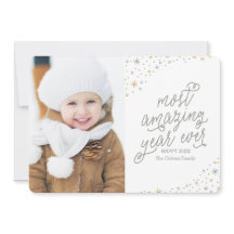 新年初のフォトカードで最も驚くべき年