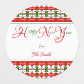 新年度の食品ラベル ラベル (デザイン2)