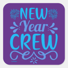 新年度クルー スクエアシール