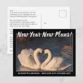 新年度新計画変更日BUDGET Photo 結婚's ポストカード (正面/裏面)