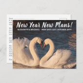 新年度新計画変更日BUDGET Photo 結婚's ポストカード (正面/裏面)