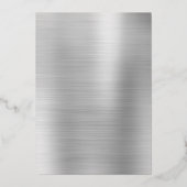 新年応援スクリプトパーティーシック白実在銀銀 箔招待状 (裏面)