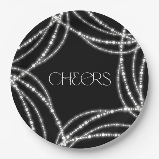 新年応援ライツきらめくシックスタイリッシュ ペーパープレート (正面)