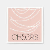 新年応援ライツきらめくシックスタイリッシュ 縁ありランチョンナプキン (正面)