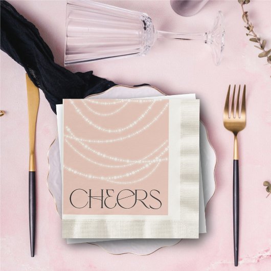 新年応援ライツきらめくシックスタイリッシュ 縁ありランチョンナプキン