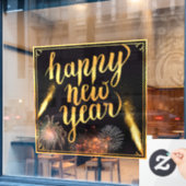 新年快乐 ウィンドウサイン (カフェ窓)