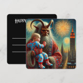 新年快乐 クランプス シーズンカード (正面/裏面)