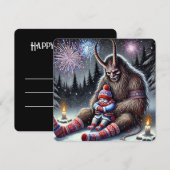 新年快乐 クランプス シーズンカード (正面/裏面)