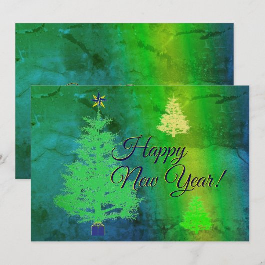 新年快乐 シーズンカード (正面/裏面)