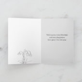 新年恵みエレミヤ聖書聖なる書物、 経典 カード (内部)