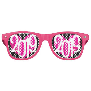 新年愛2019パーティーガラス レトロサングラス