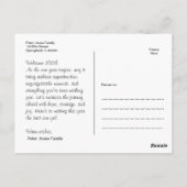 新年感動的の挨拶 ポストカード (裏面)