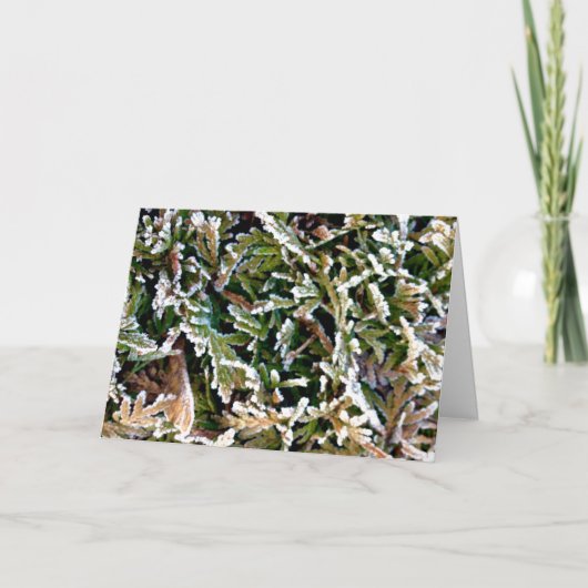 新年新しいチャンス。 それを数えさせます! シーズンカード (正面)