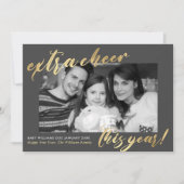 新年新生児写真妊娠のお知らせ 案内状 (正面)