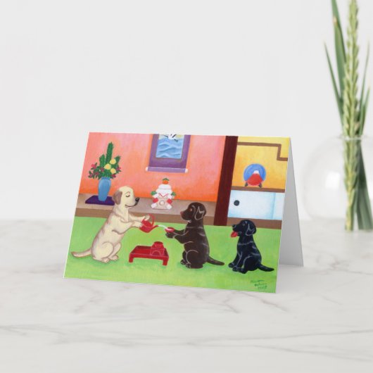 新年日本のラブラドール2 シーズンカード (正面)