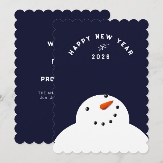新年明けましておめでとうございます 2026 シーズンカード (正面/裏面)