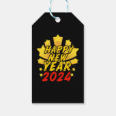 新年明けましておめでとう 2024 ギフトタグ (裏面)