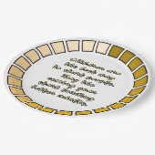 新年積み ペーパープレート (アングル)