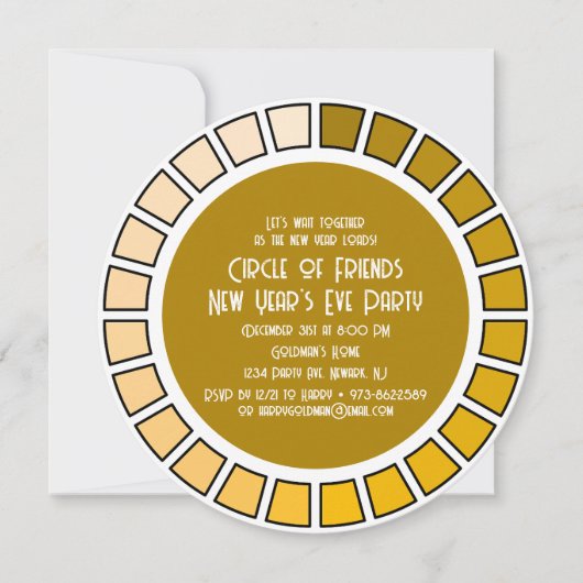 新年積み 招待状 (正面)