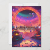 新年空が続く：熱気球フェスティバル シーズンカード (裏面)