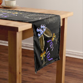 新年表の爆破ランナー ショートテーブルランナー (インサイチュ)