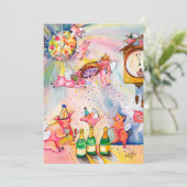 新年豚飛んでいる招待状 招待状 (スタンド正面)