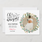 新年金ゴールドフローラグリーンベビー誕生のお知らせ シーズンカード (正面)