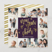 新年金箔シームレス12フォトカード シーズンカード (正面/裏面)