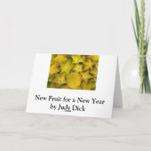 新年間新しいフルーツ シーズンカード (裏面)